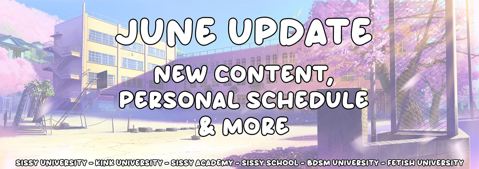 Cover Image for June 2026 - New Content, Dom-Sub System & Personal Schedule (Alpha)