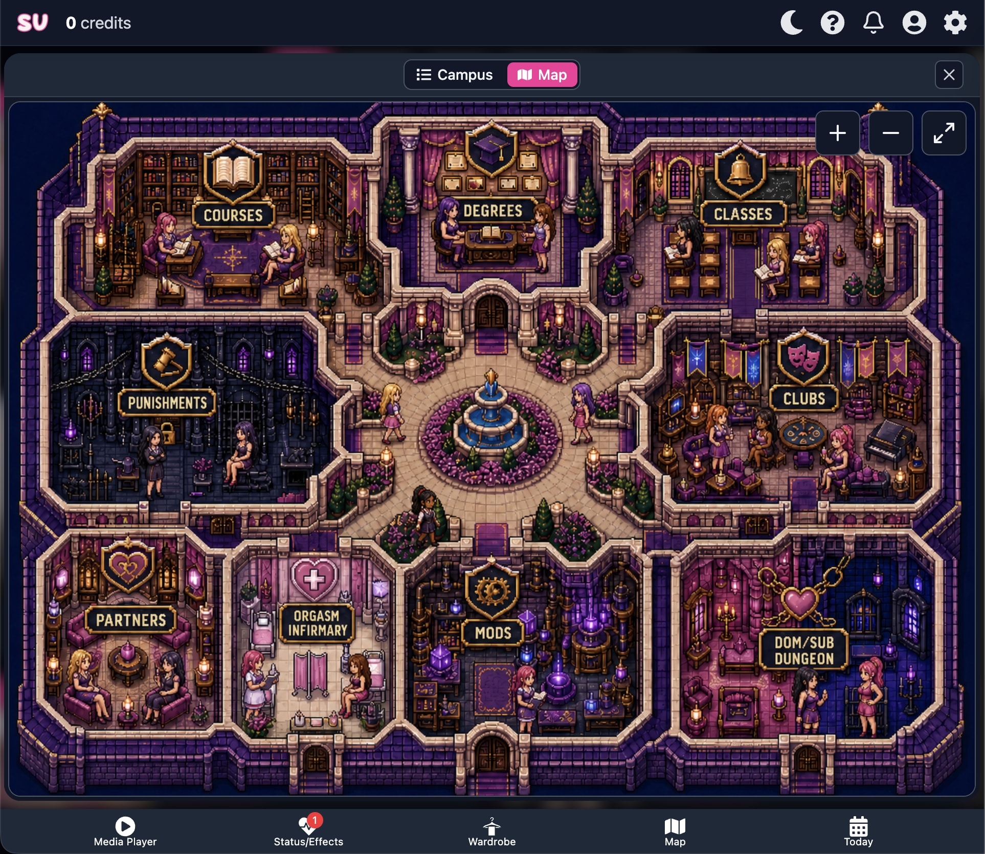 University Minimap