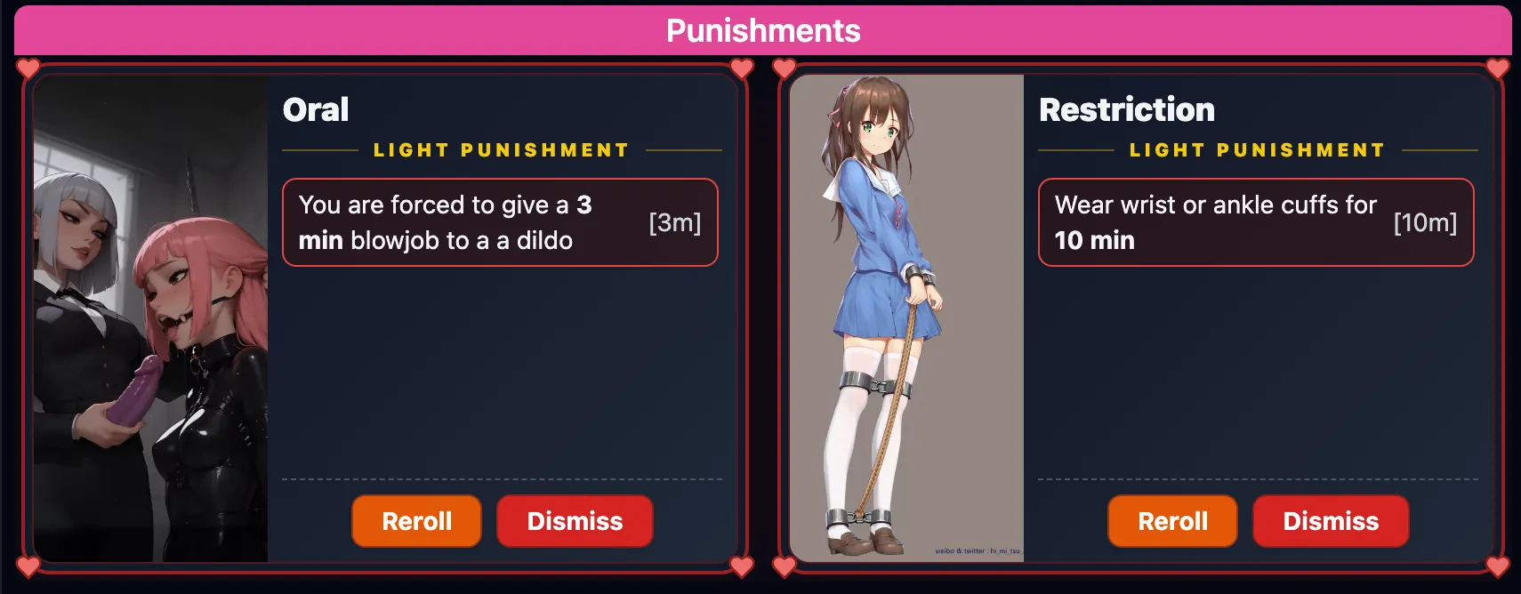 Punishment Rerolling